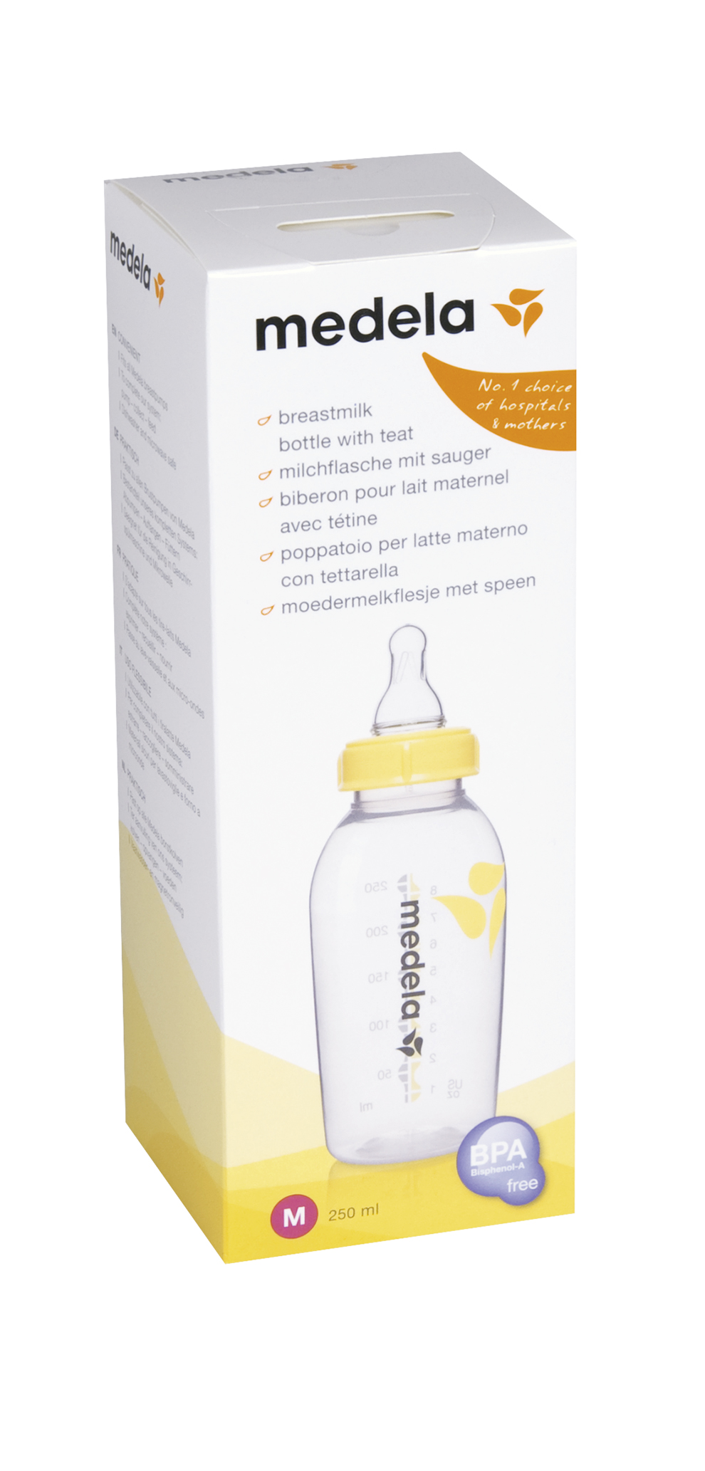 MEDELA Milchflasche 250ml mit Sauger M (4-6 Monate) 1 Stk