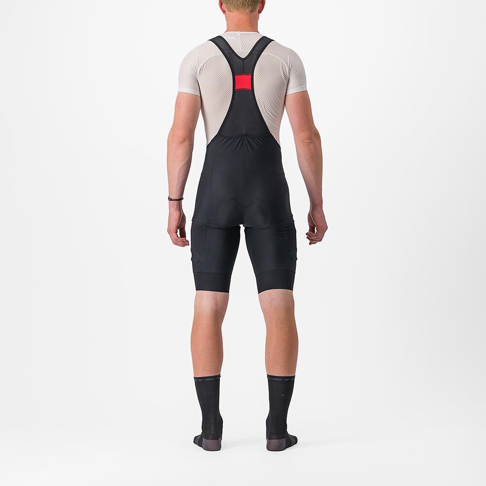 Castelli Unlimited Cargo Gravel Fietsbroek Kort Zwart Heren