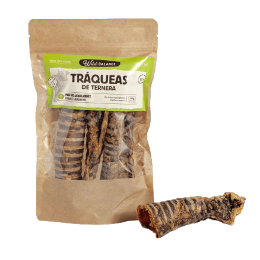 Traqueias de bezerro Wild Balance para cães