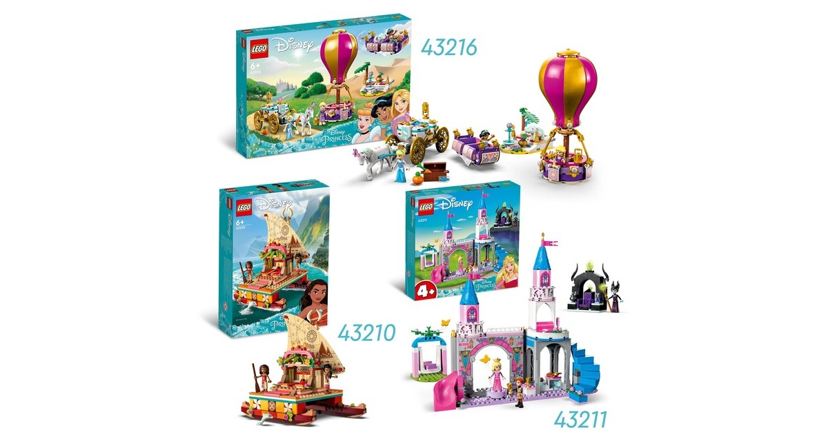 LEGODisney Princess - Betoverende reis van prinses Constructiespeelgoed  (43216)
