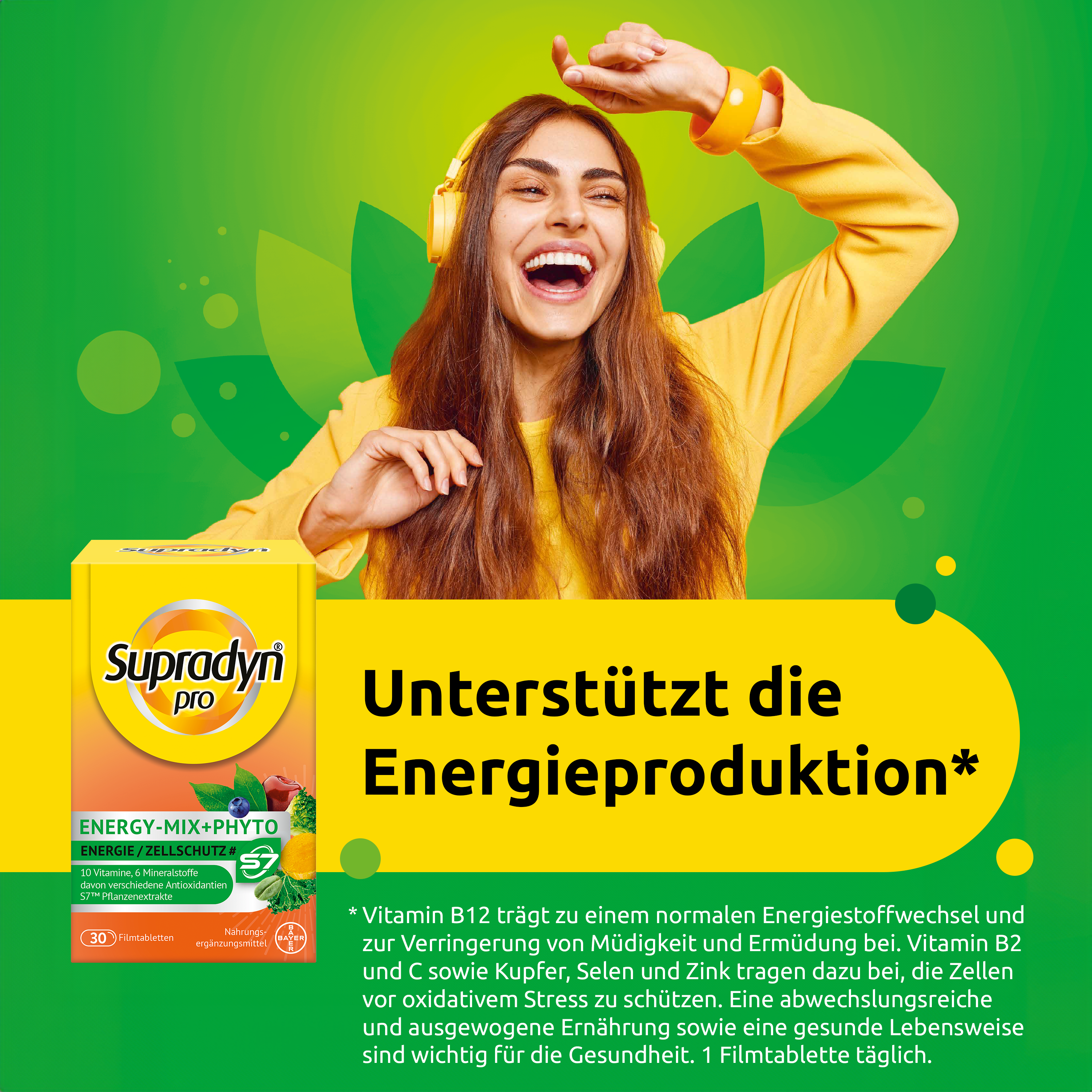 SUPRADYN pro energy-mix+phyto<br>30 Stück, Dose, Filmtablette