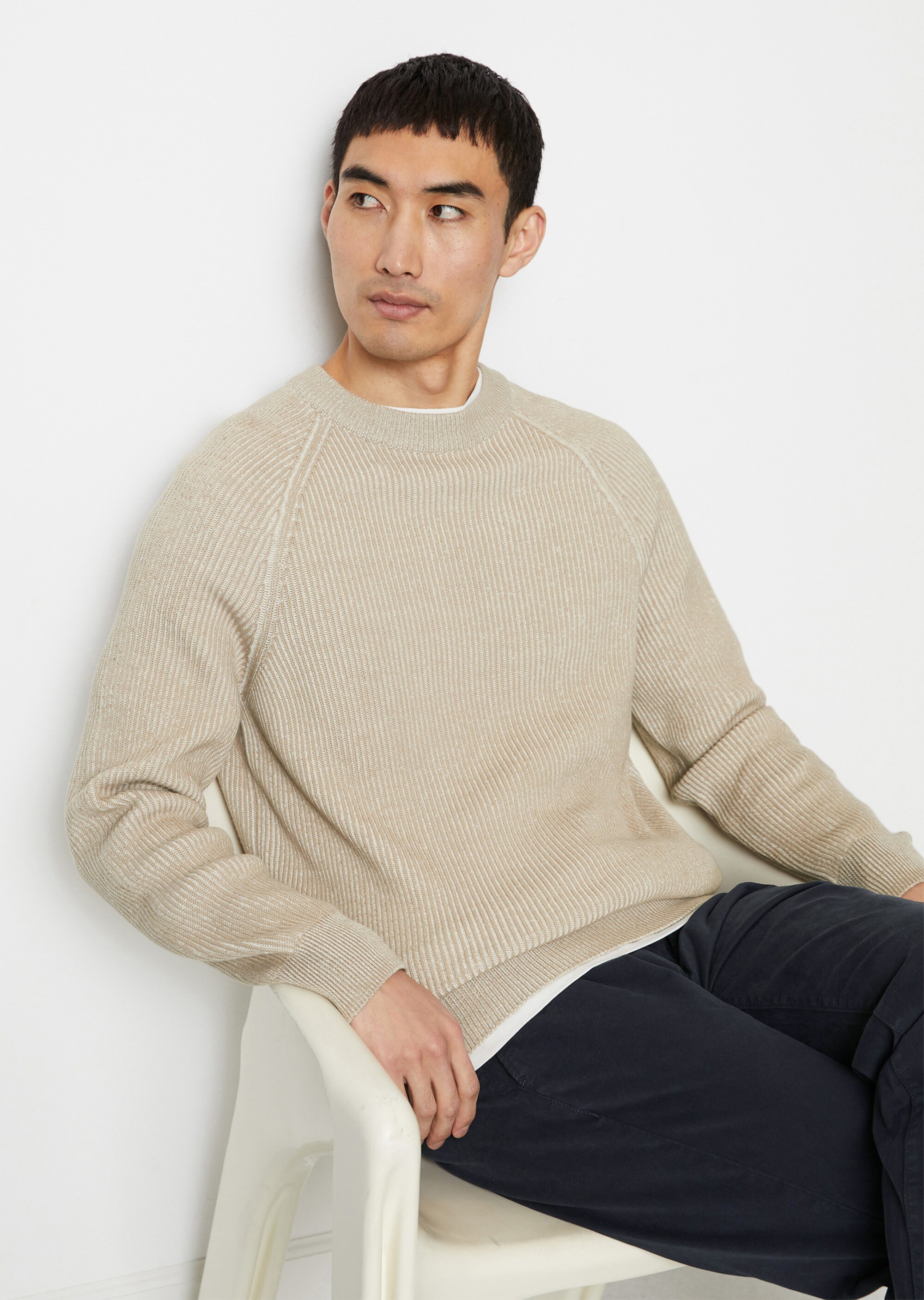 Pullover regular aus reiner Bio-Baumwolle