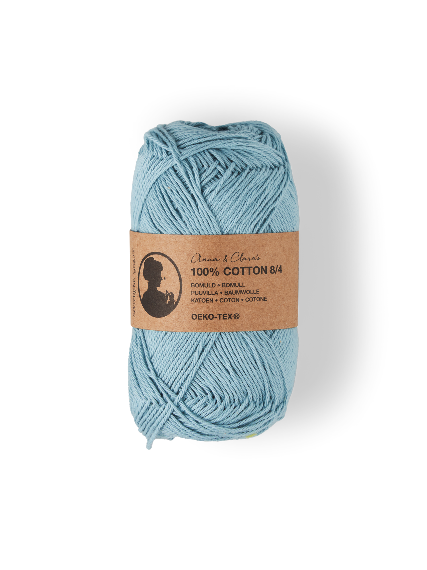 Garn 8/4 | Bomuld. 50 g = 160 m. | Smokey Blue