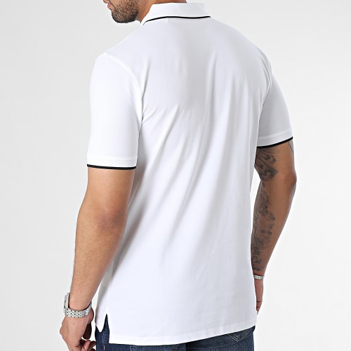 Polo Manches Courtes Slim Dinoso 50467344 Blanc