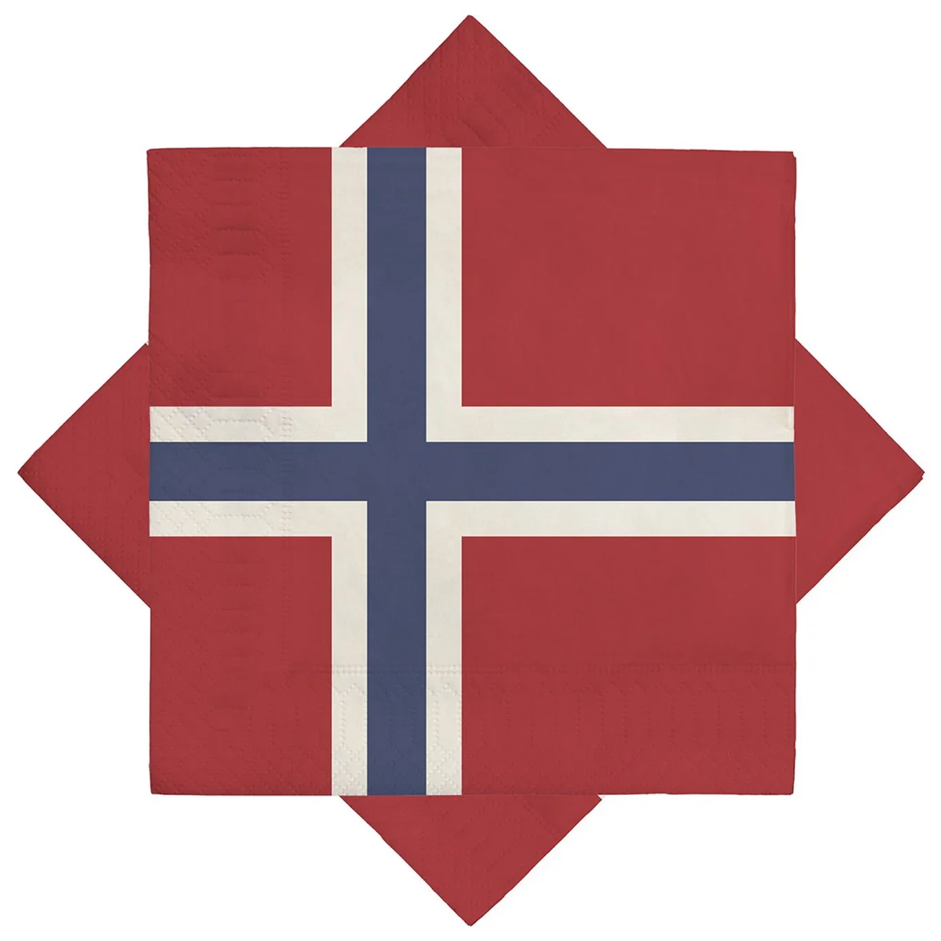Serviett Norsk Flagg 20 pk