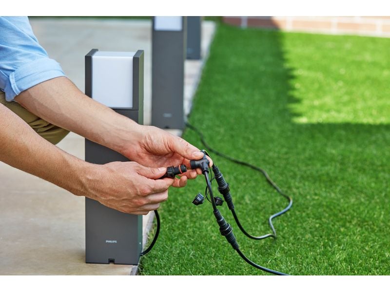 Philips Outdoor Niedervolt Arbour Sockel-Erweiterung 2700K Sockel- und Wegeleuchte