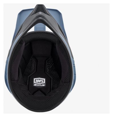 Casque Intégral Enfant 100% Status Bleu / Noir