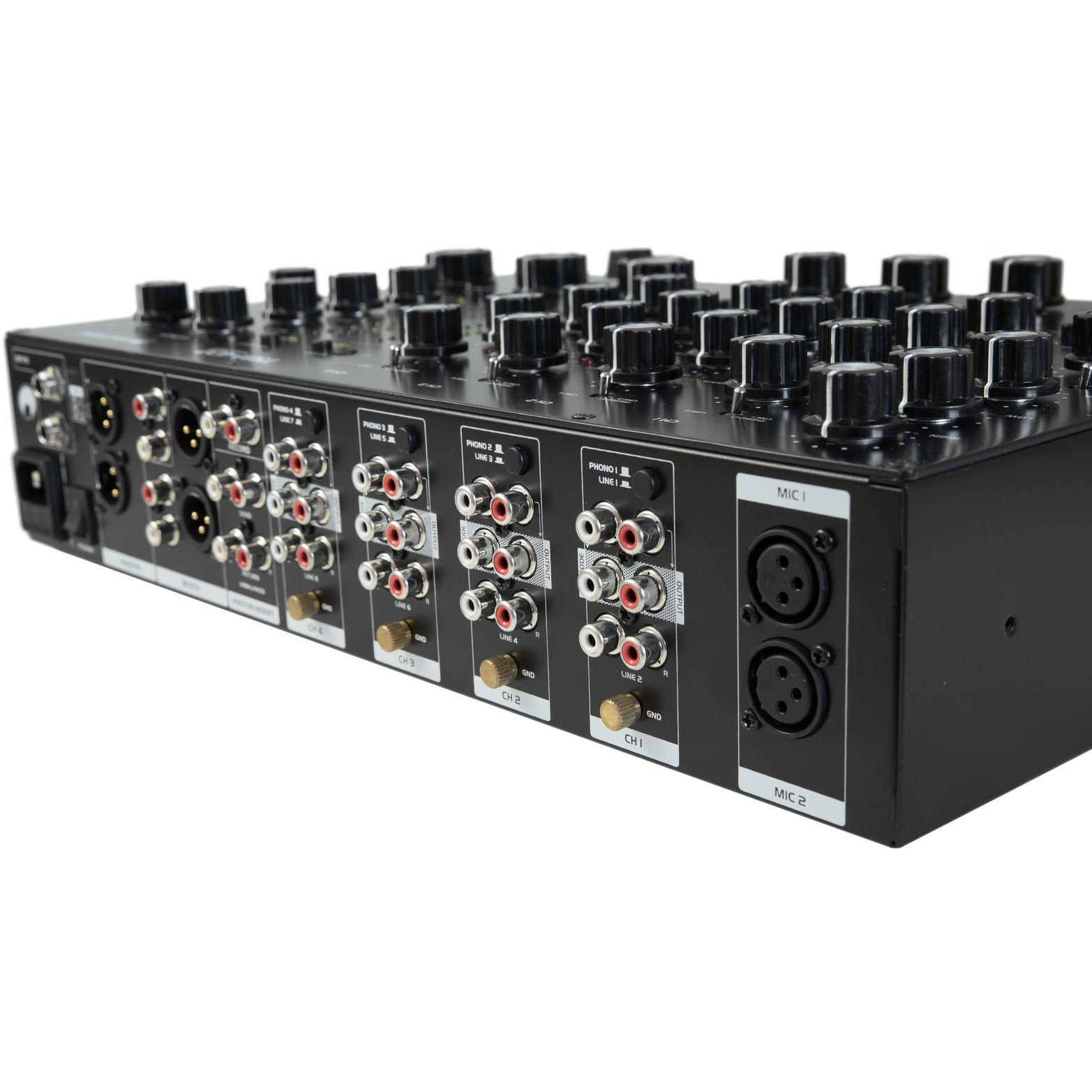 Omnitronic TRM-422 4-kanaals rotary mixer