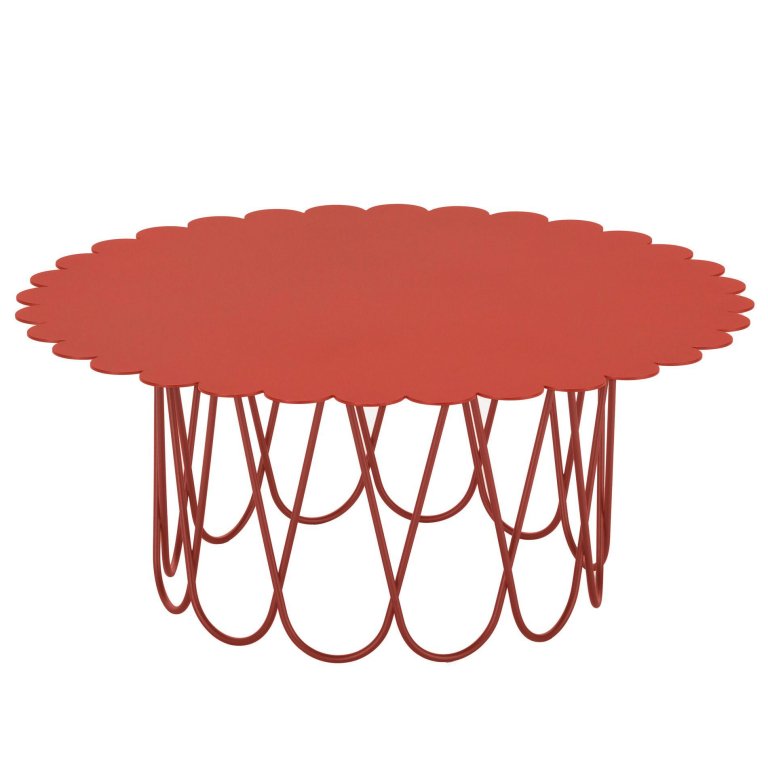 Vitra Flower tuintafel 80 rood