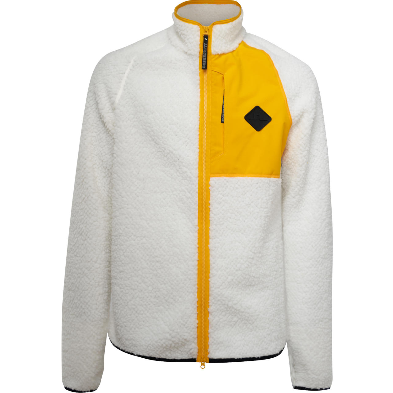 J.Lindeberg Herren Fleece Jacke ZEKE cloud white | Herren Skibekleidung | Skibekleidung | Alpin Ski | XSPO