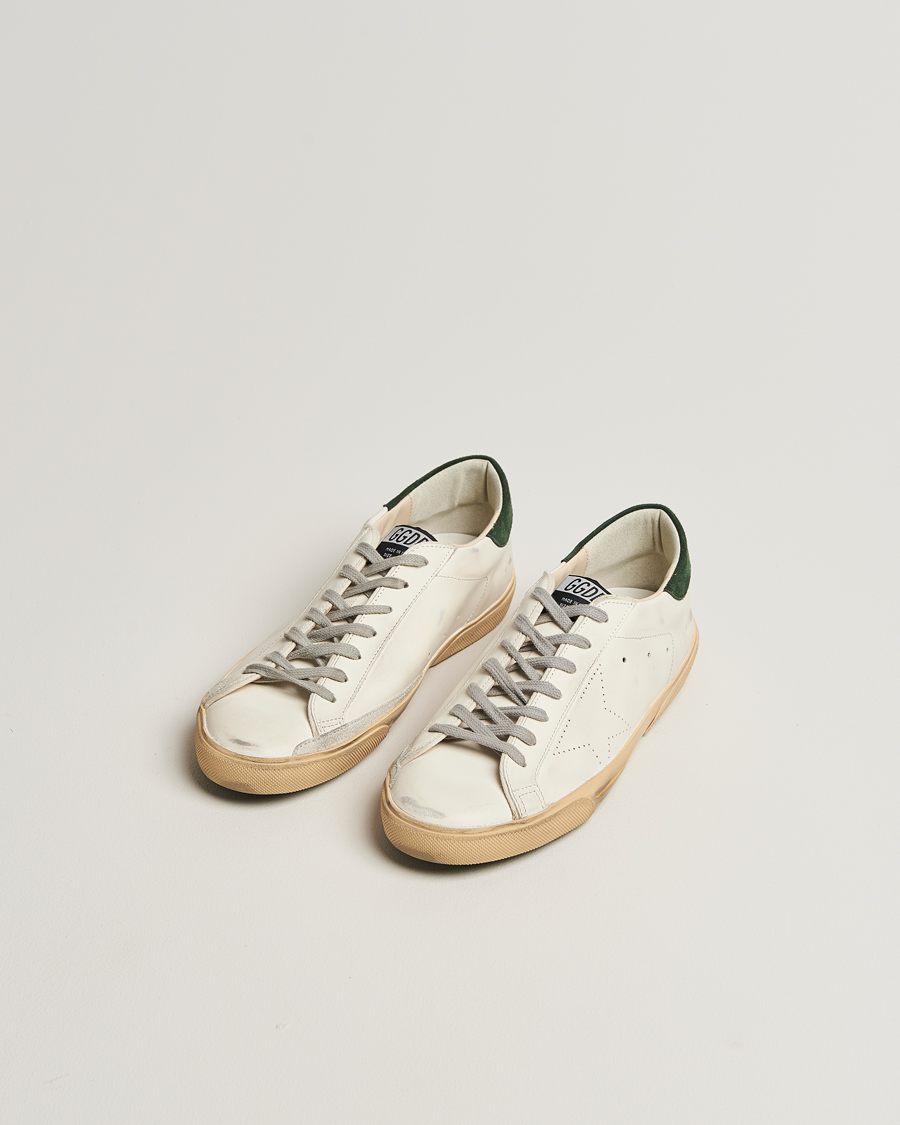 Golden Goose Super-Star Sneakers White/Green