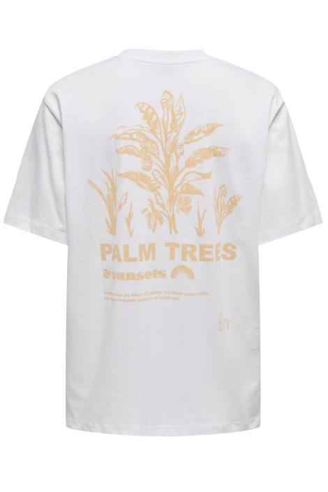 Only witte dames t-shirt