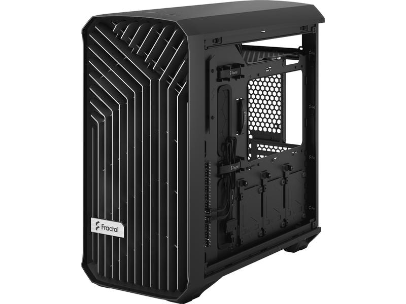 Fractal Design PC-Gehäuse Torrent Compact Solid Schwarz Eleganter, kompakter Mid-Tower
