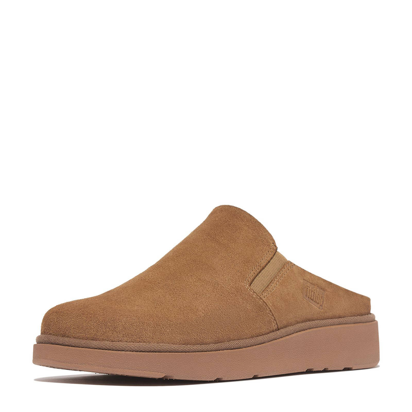 FitFlop TM suède pantoffels camel