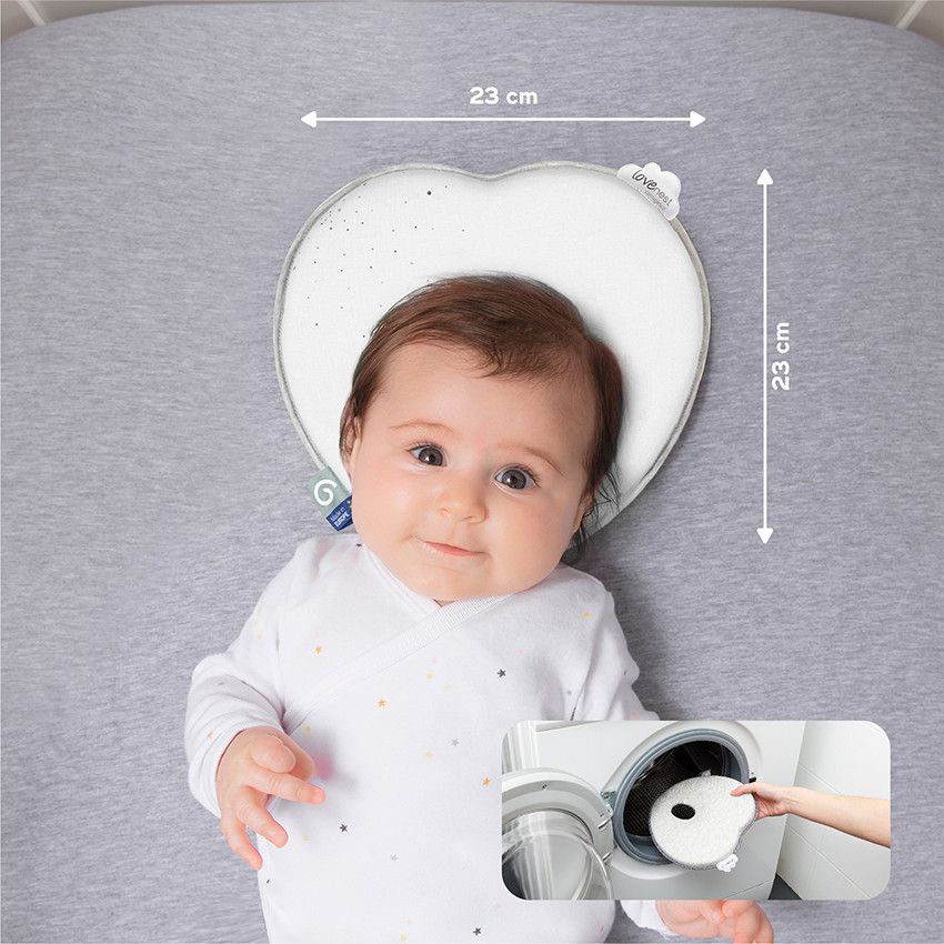Cale tête ergonomique Lovenest Original - White - Ecru