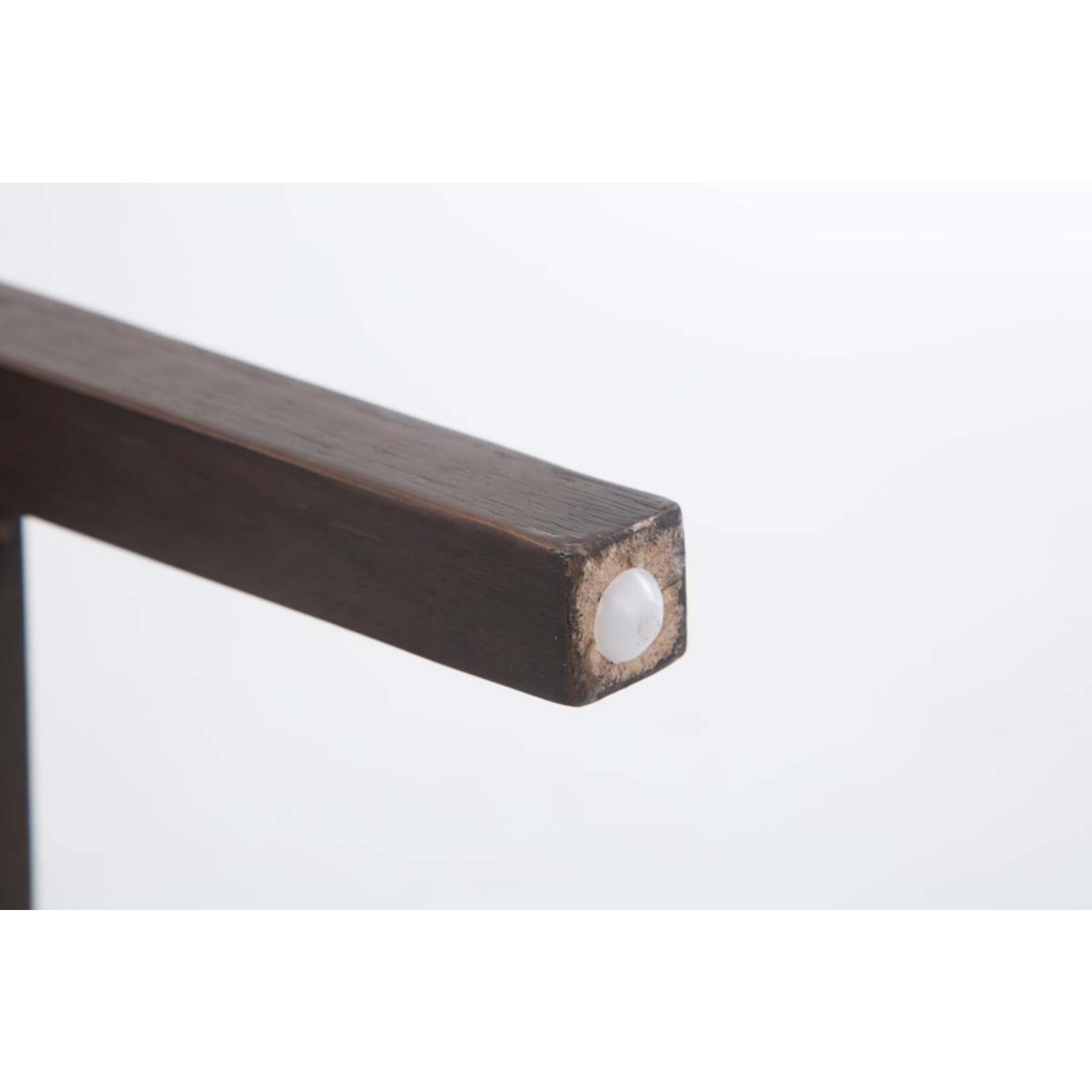 CLP 2er Set Barhocker Louise mit Stoffbezug I Barstuhl aus Holz I Tresenstuhl mit Fußstütze