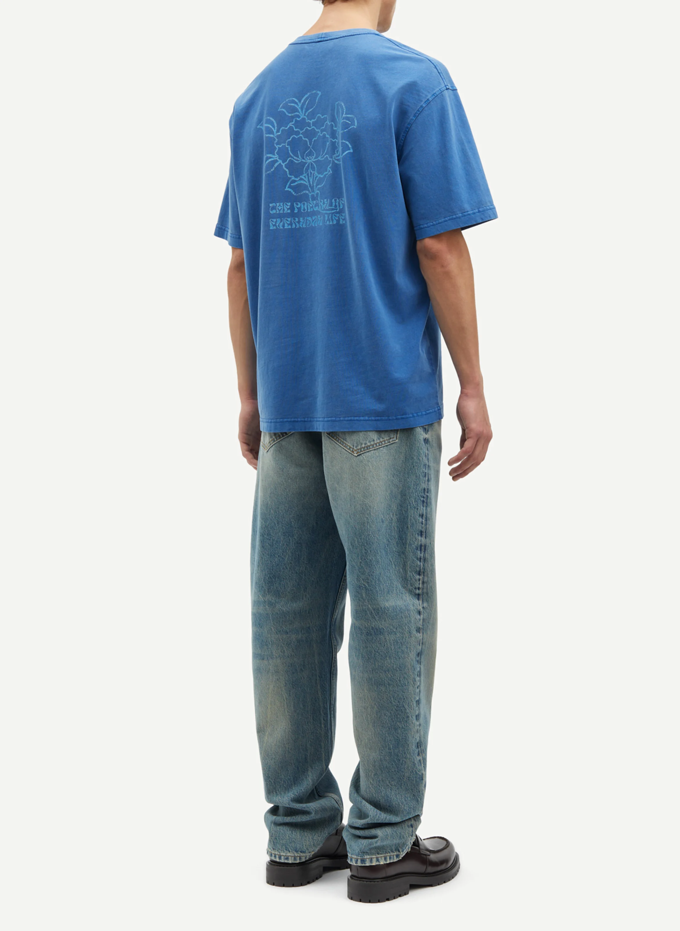 SAPOETRY - Tee-shirt manches courtes imprimé en coton | Blanc