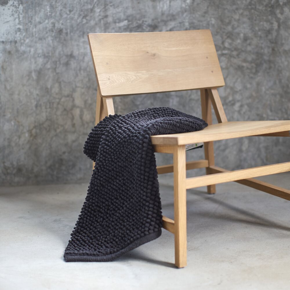 Sealskin Delhi Badmat - 60 x 90 cm - Donkergrijs