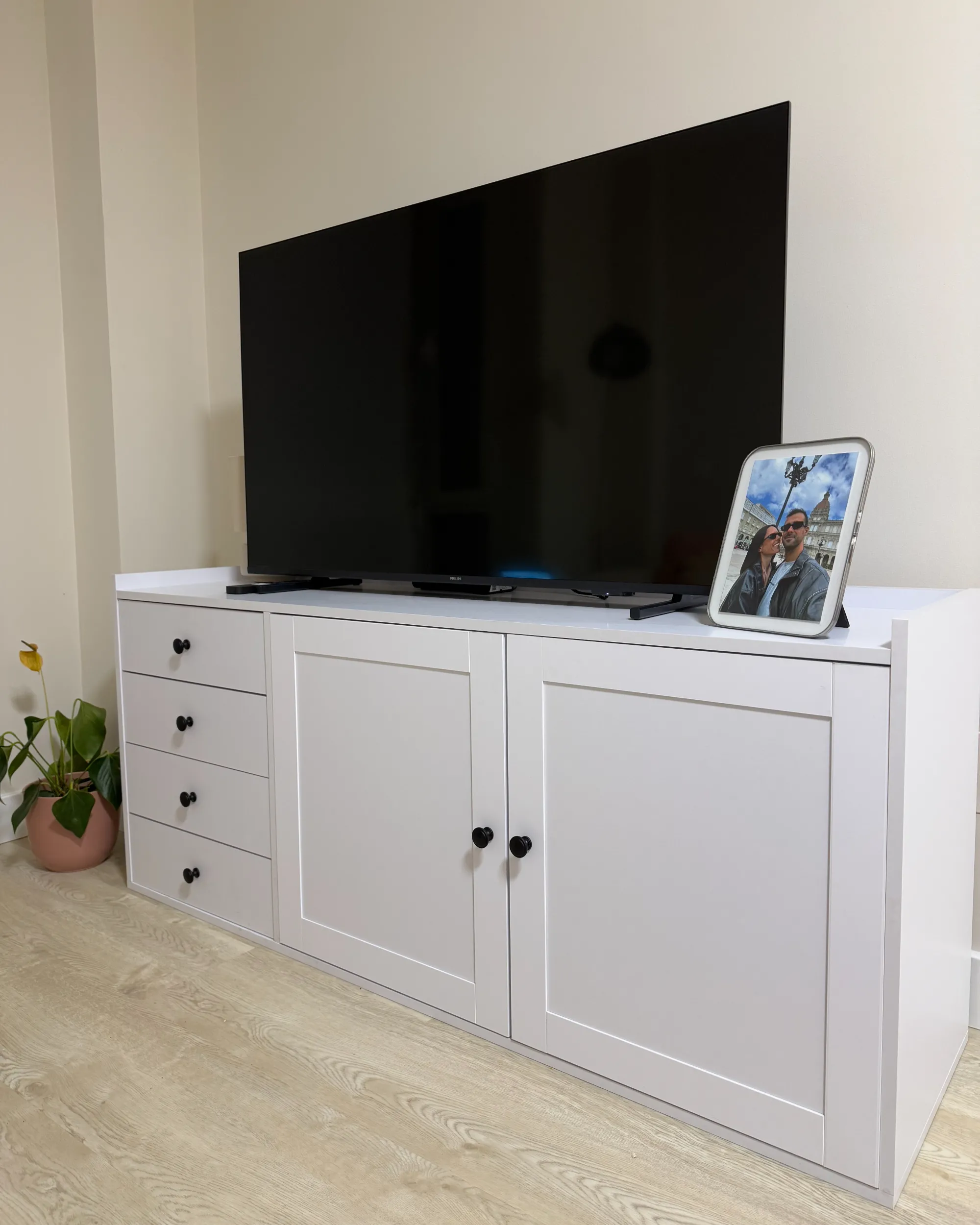 Dressoir met 2 deuren ALCOVE Wit