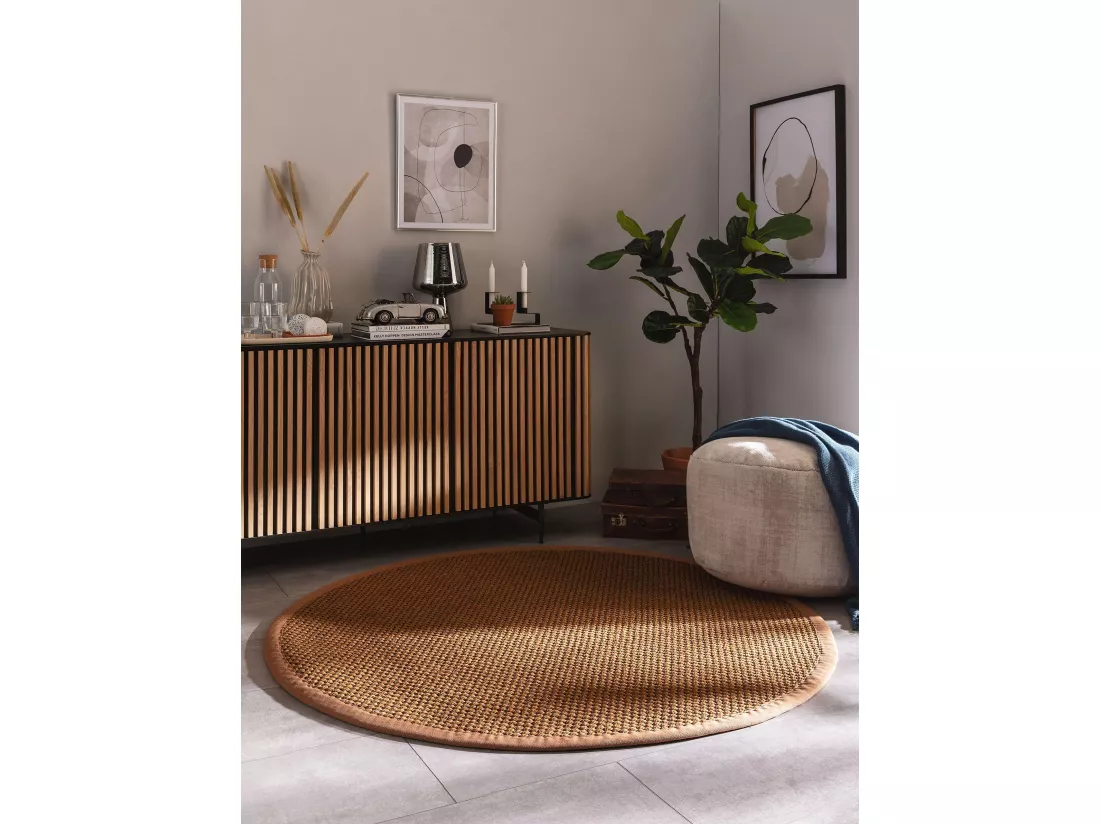Tapis sisal Greta Marron clair ø 250 cm rond