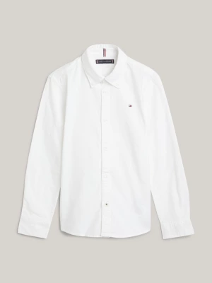 Camisa Oxford de algodão elástico