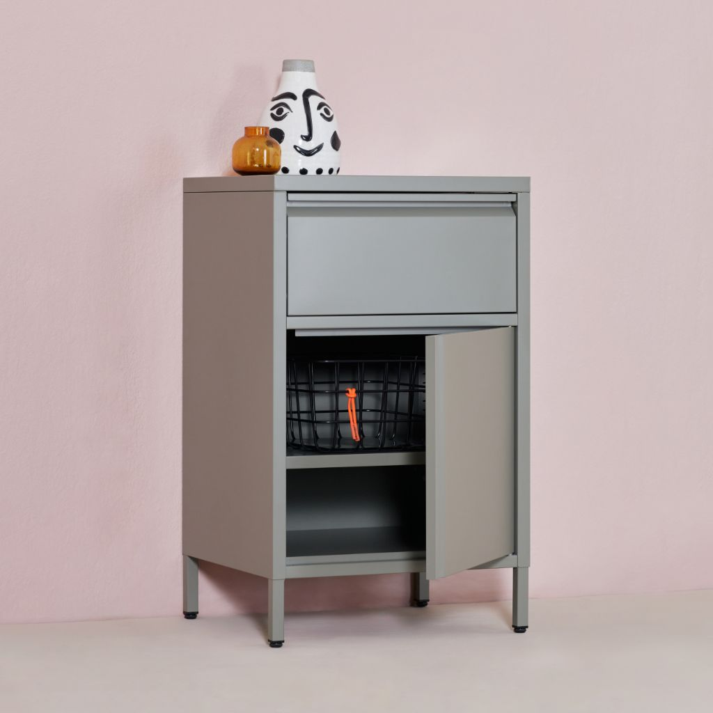 Nachtkastje Bon Bon Buddy moss grey