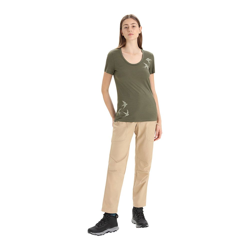 Icebreaker TECH LITE II - Tee-shirt Femme loden