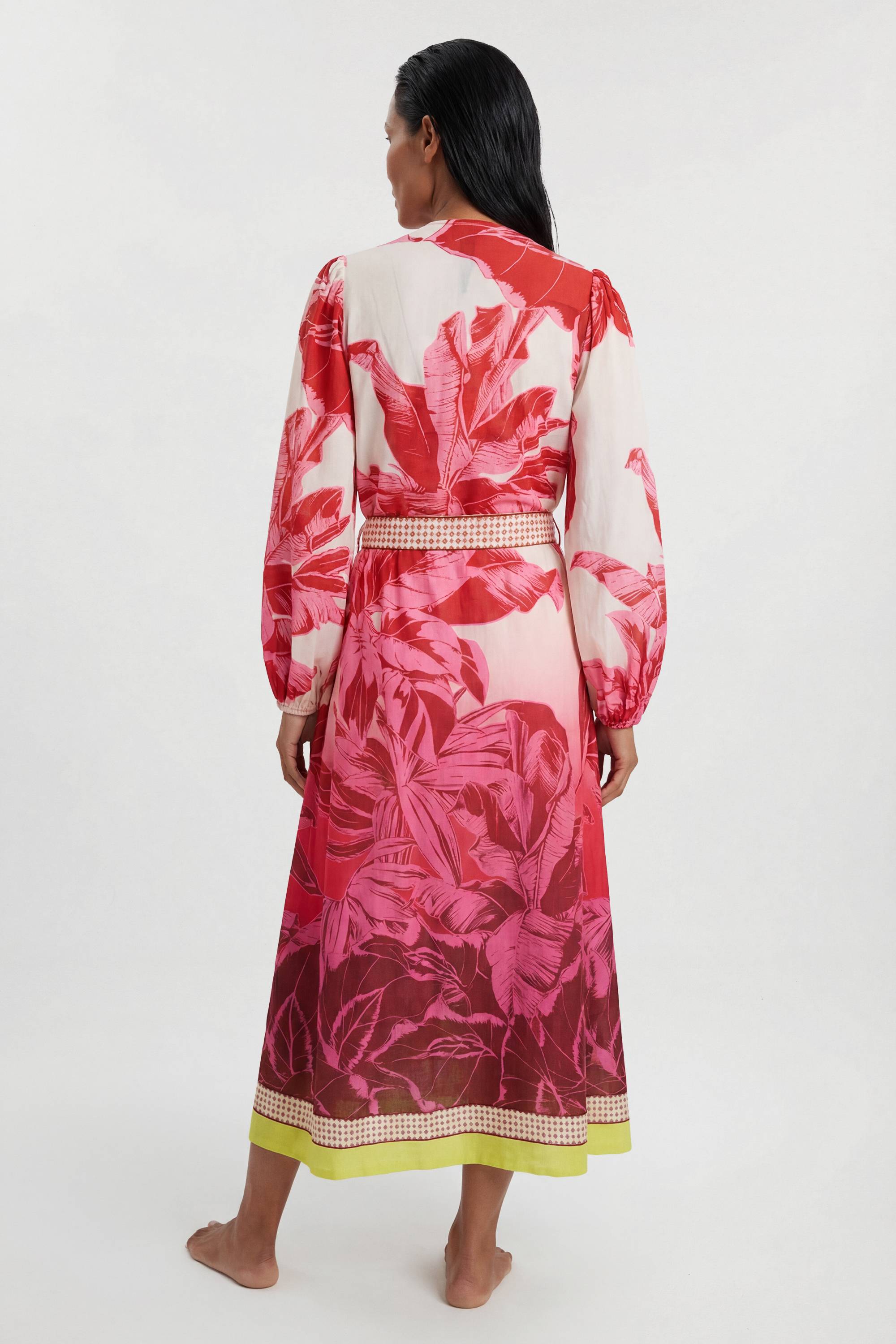 KarenMillen Robe De Plage Longue En Voile De Coton