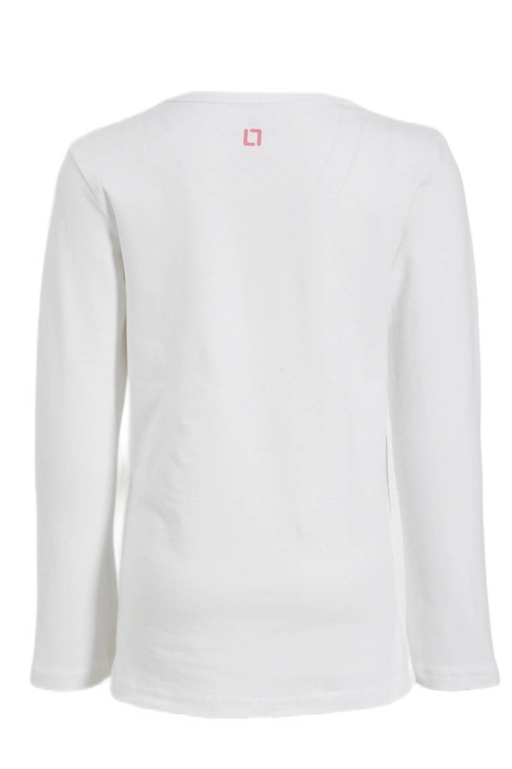 Little Label longsleeve - set van 3 van katoen wit