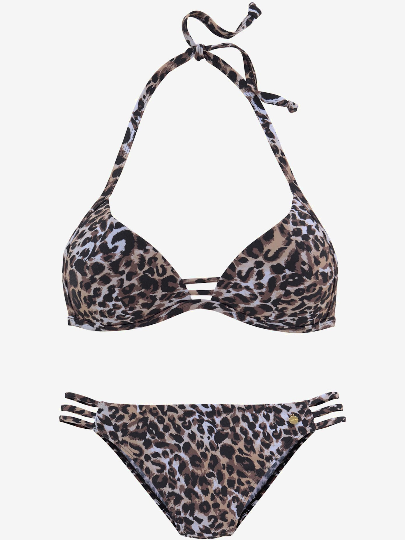 Bikini triangle imprimé animal sauvage
