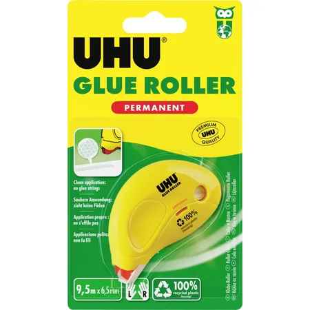 UHU 50465 Kleberoller DRY&CLEAN permanent 8,5mx6,5mm Blister