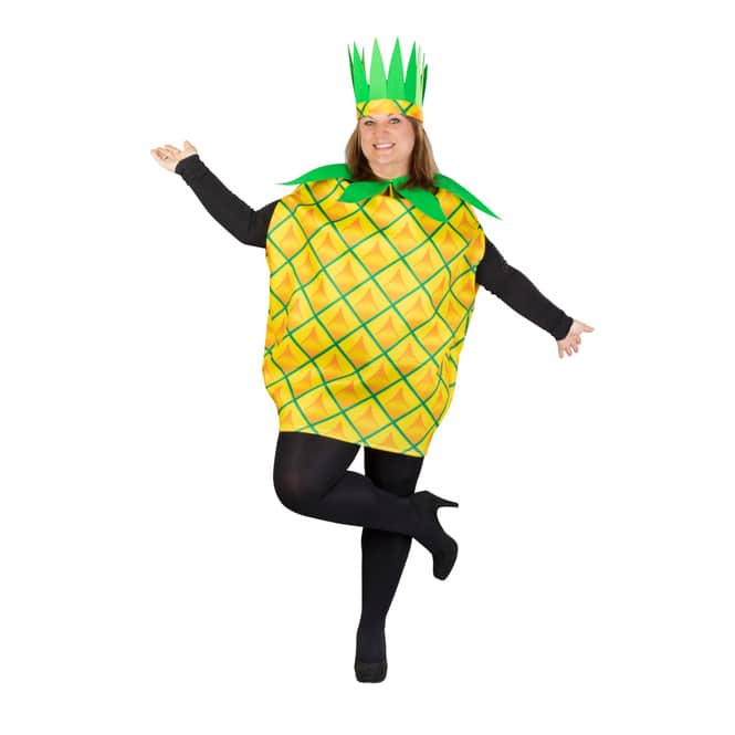 Kostüm - Ananas - für Erwachsene  - Einheitsgröße