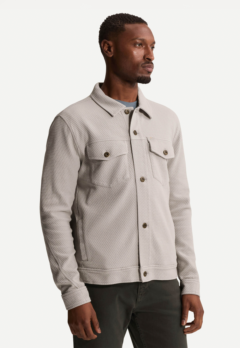 Cast Iron Regular Jacquard Overshirt