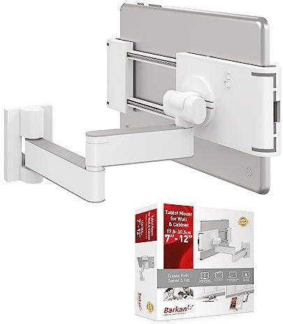 Barkan - Tablethouder - Zwenkbaar - 7-12 Inch - Wandhouder