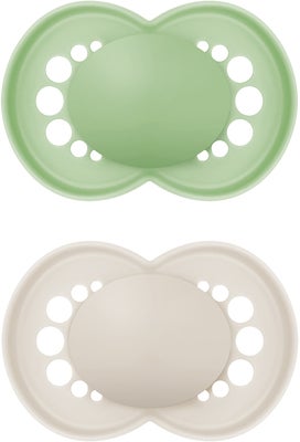 MAM Original Naturgummi Smokker 6-16m & 16-36m 4-Pack, Nøytral