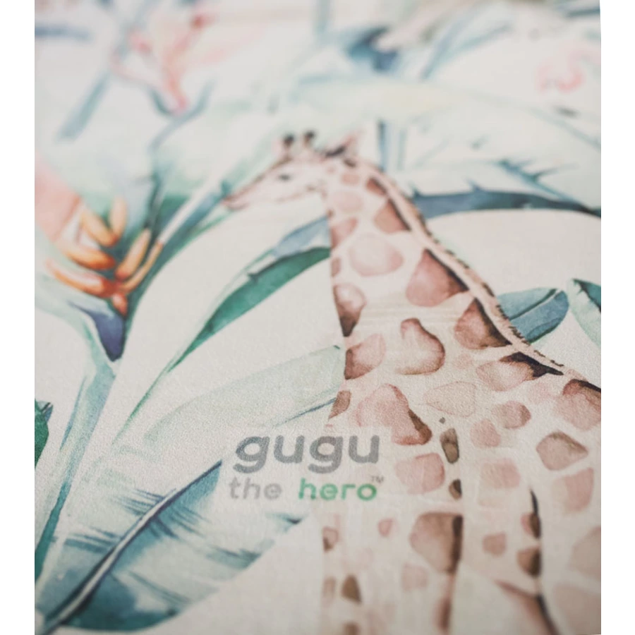 gugu the hero Spielmatte aus Naturkautschuk African Life 118 x 180 cm