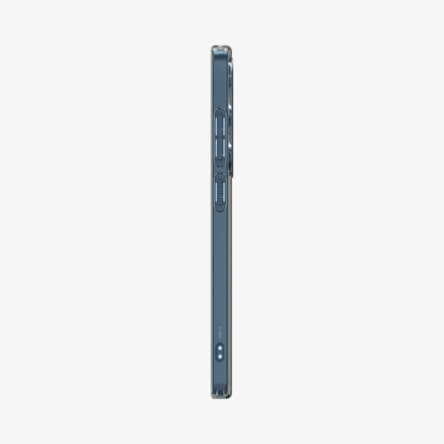 Samsung Galaxy S25 Ultra Liquid Crystal Case Gummi Hülle (ACS08949) - Space Crystal (Grau / Transparent)