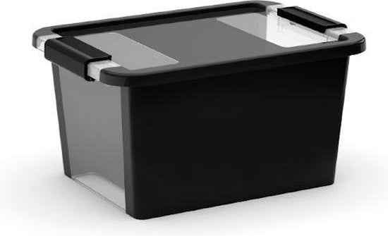 Kis Opbergbox, Bi Box, maat L, 40L, zwart