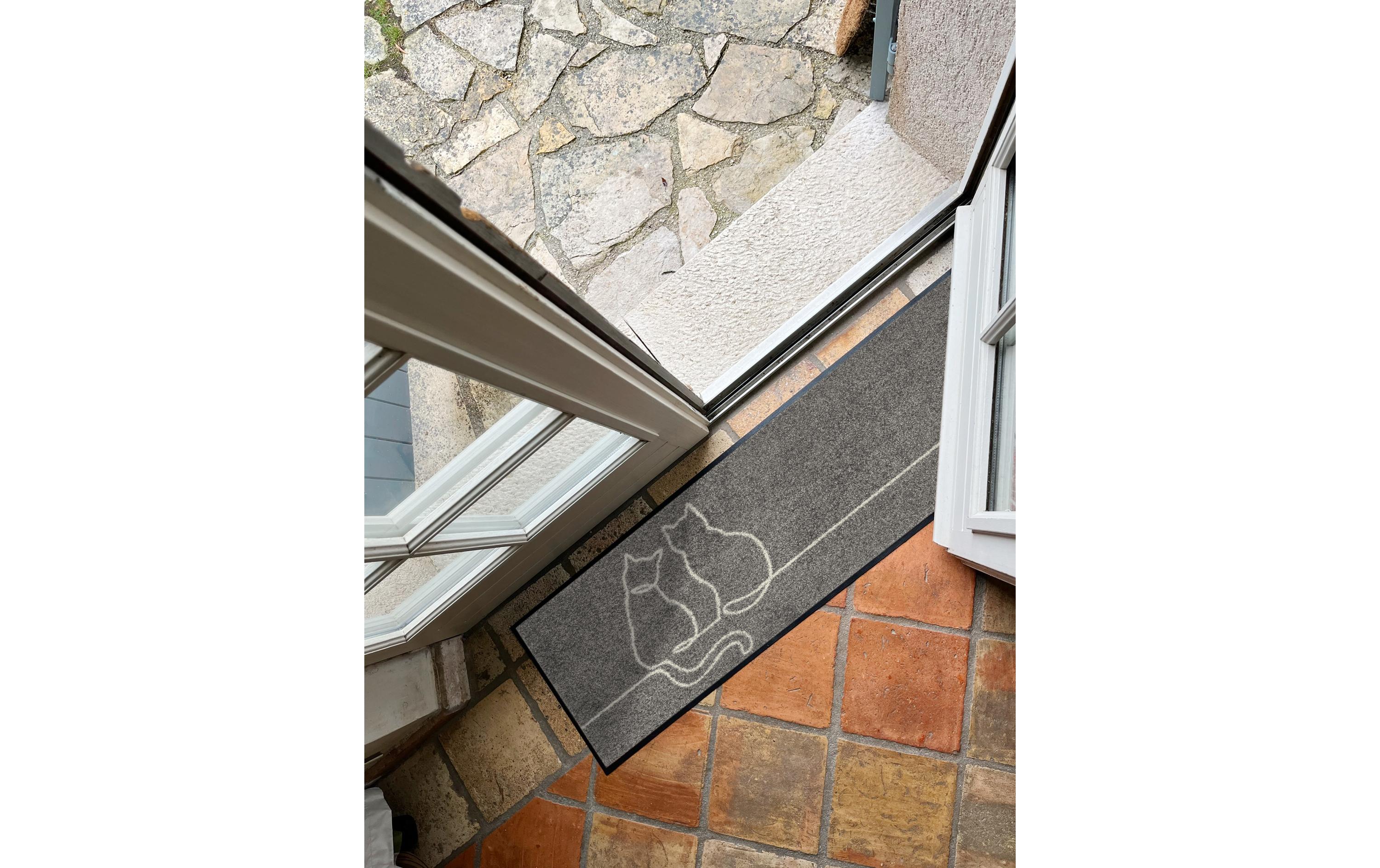 Fussmatte Lovetails 35 cm x 120 cmRutschfeste Schmutzfangmatte