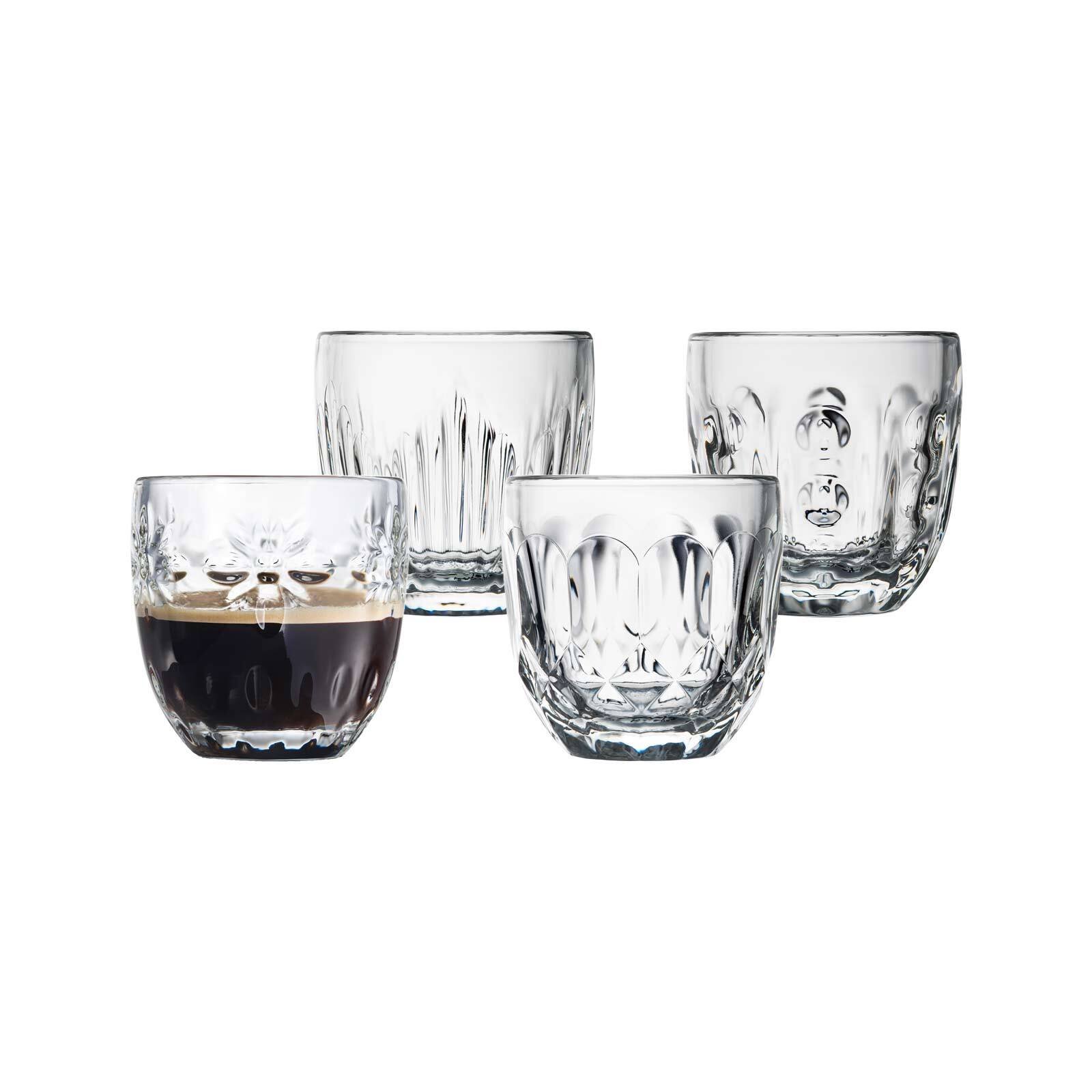 La Rochére Espressogläser Facetten 100 ml 4er Set