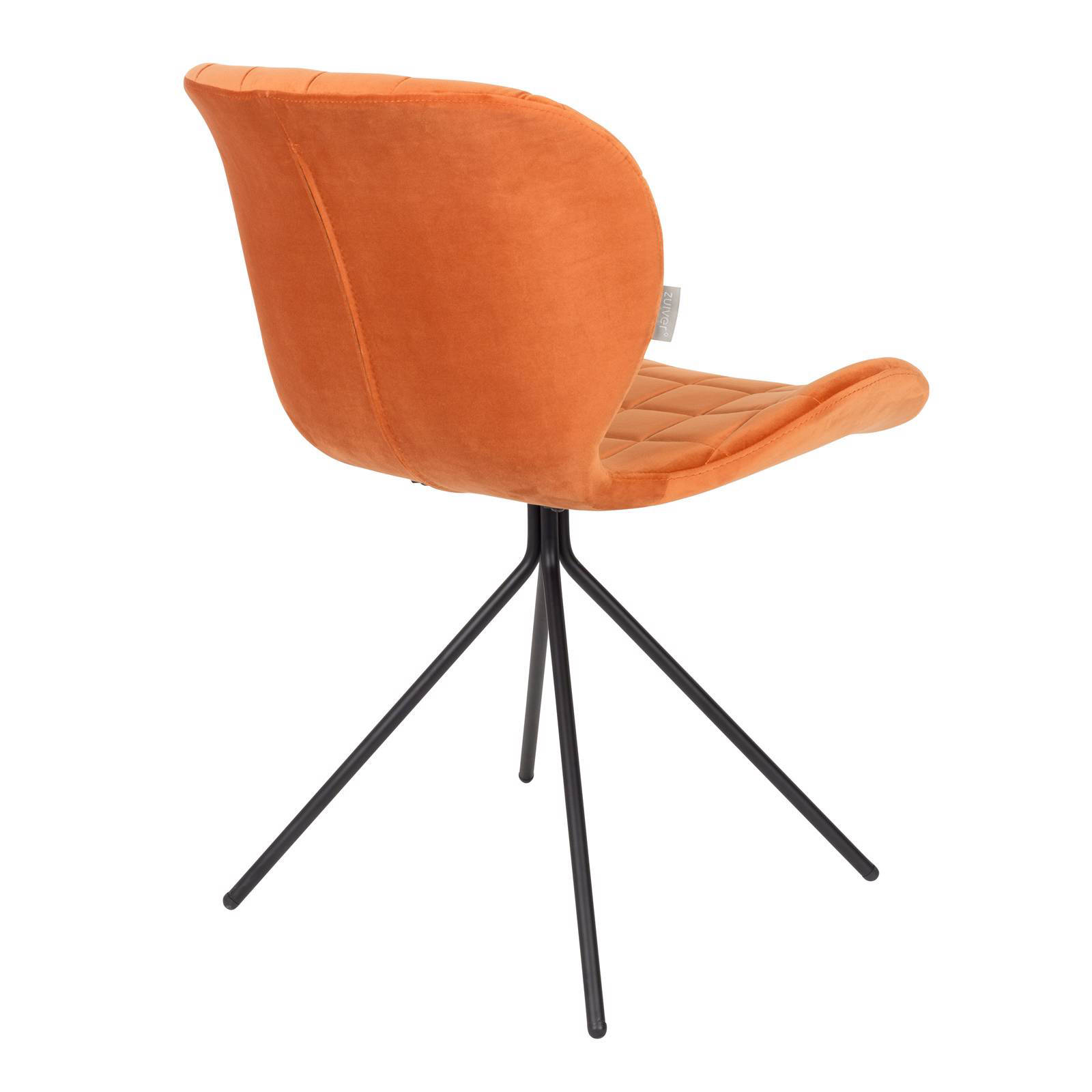 Zuiver OMG Velvet eetkamerstoel (set van 2)