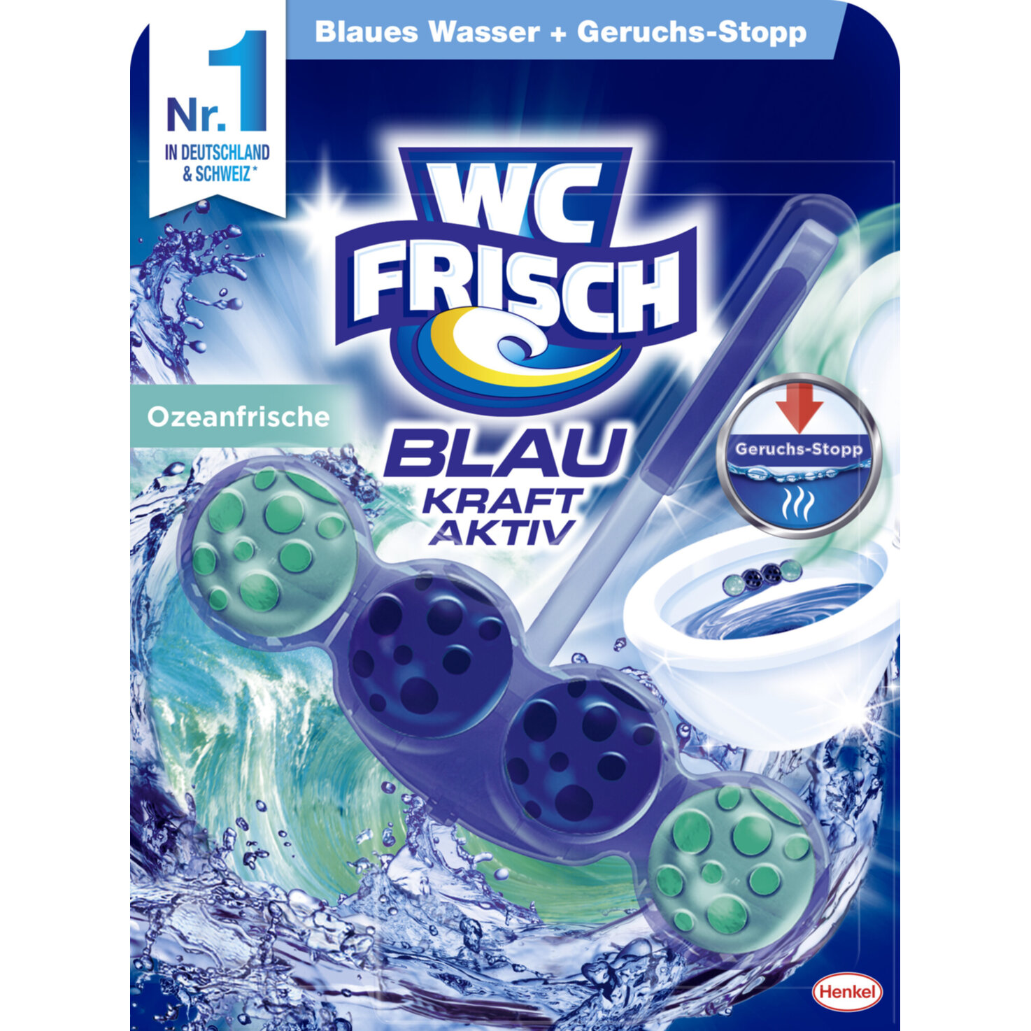 WC Frisch Blau Kraft-Aktiv Ozean 50 g