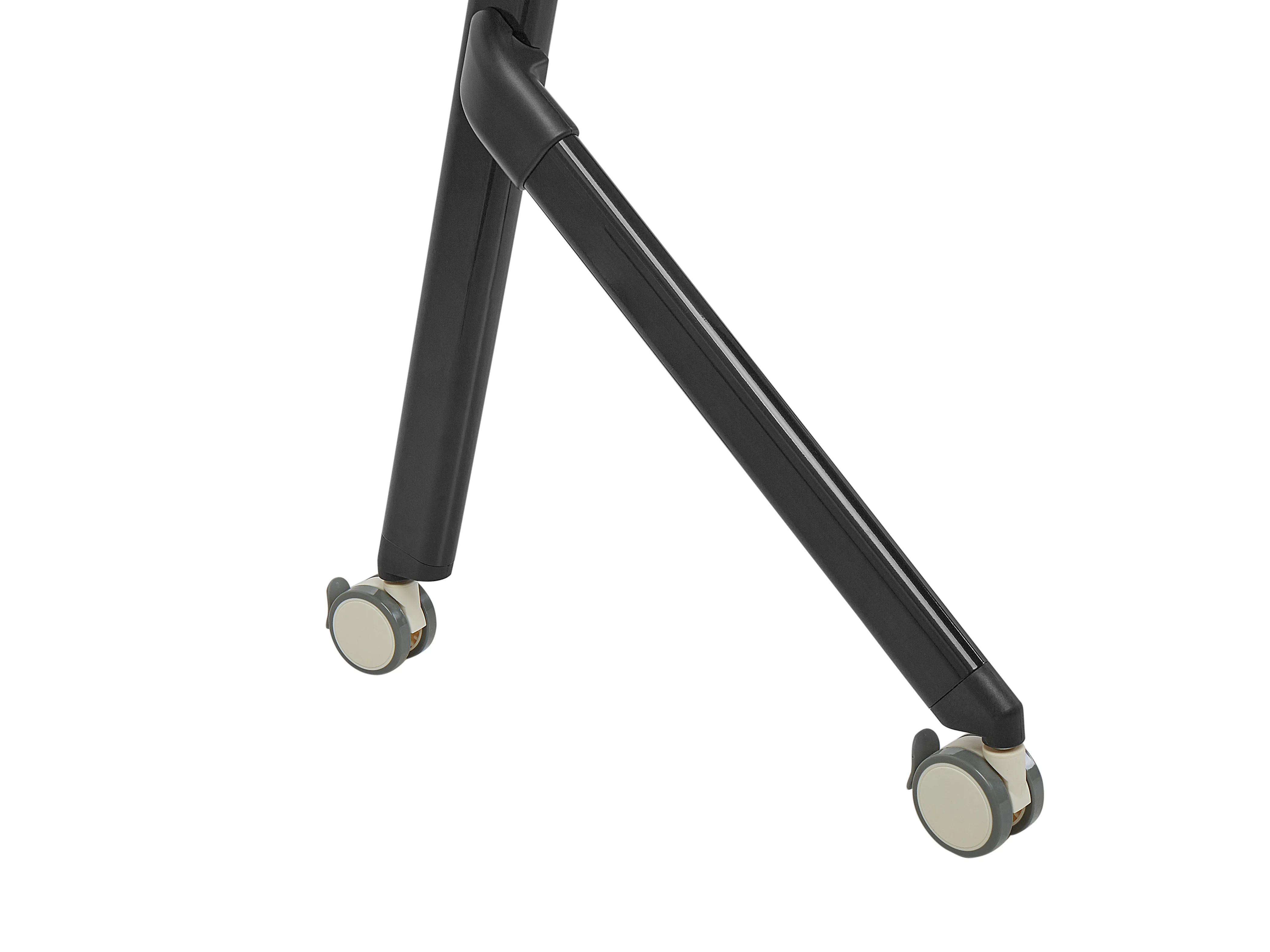 Inklapbaar bureau BENDI Lichtbruin 180 cm 60 cm met wielen