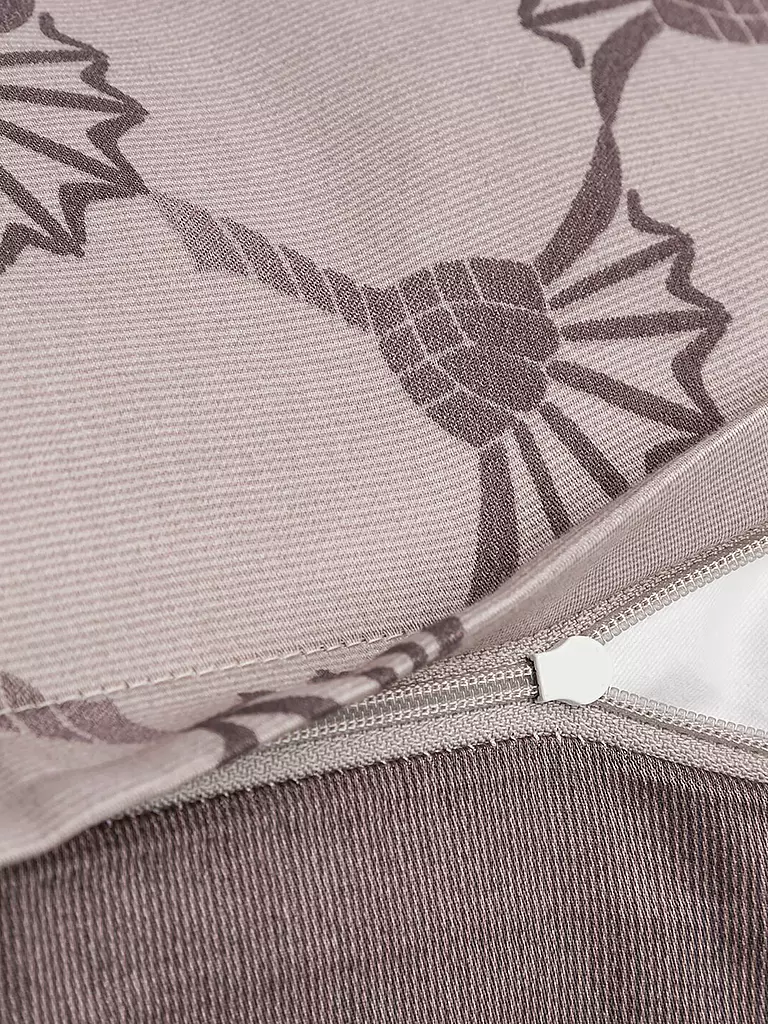 JOOP Satin Bettwäsche 70x90cm/140x200cm CORNFLOWER DOUBLE Grau grau