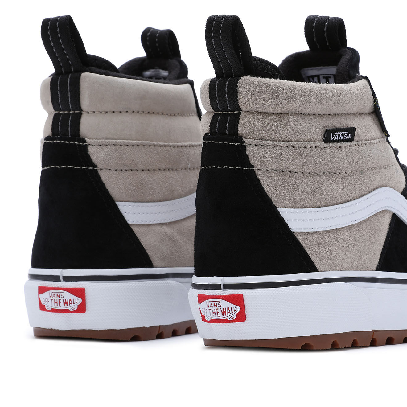Vans Baskets en Velours de Cuir SK8-Hi MTE-2 noir/beige