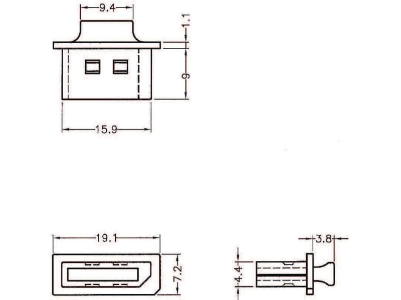 Delock Staubschutz DP f mit Griff 10 Stk.,Schwarz Staubschutz für USB-Buchse