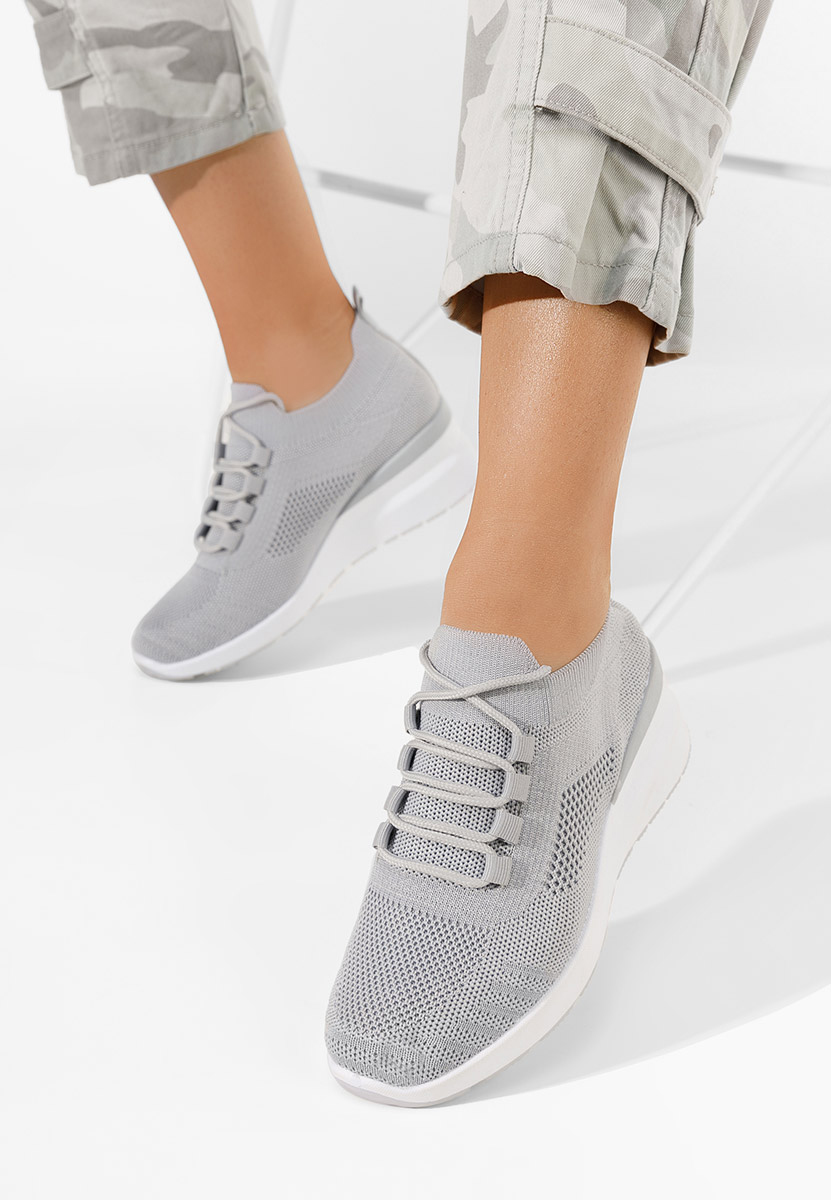 Baskets à plateforme gris Boka V2