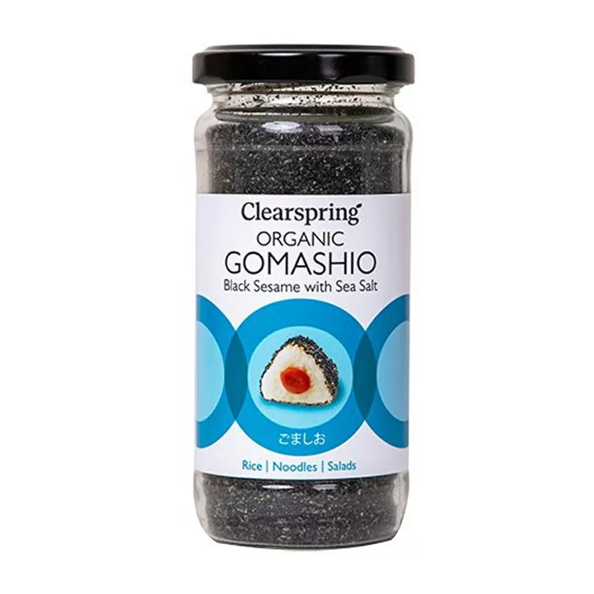 Clearspring Gomashio Sort Sesam m. havsalt Ø - 100 g
