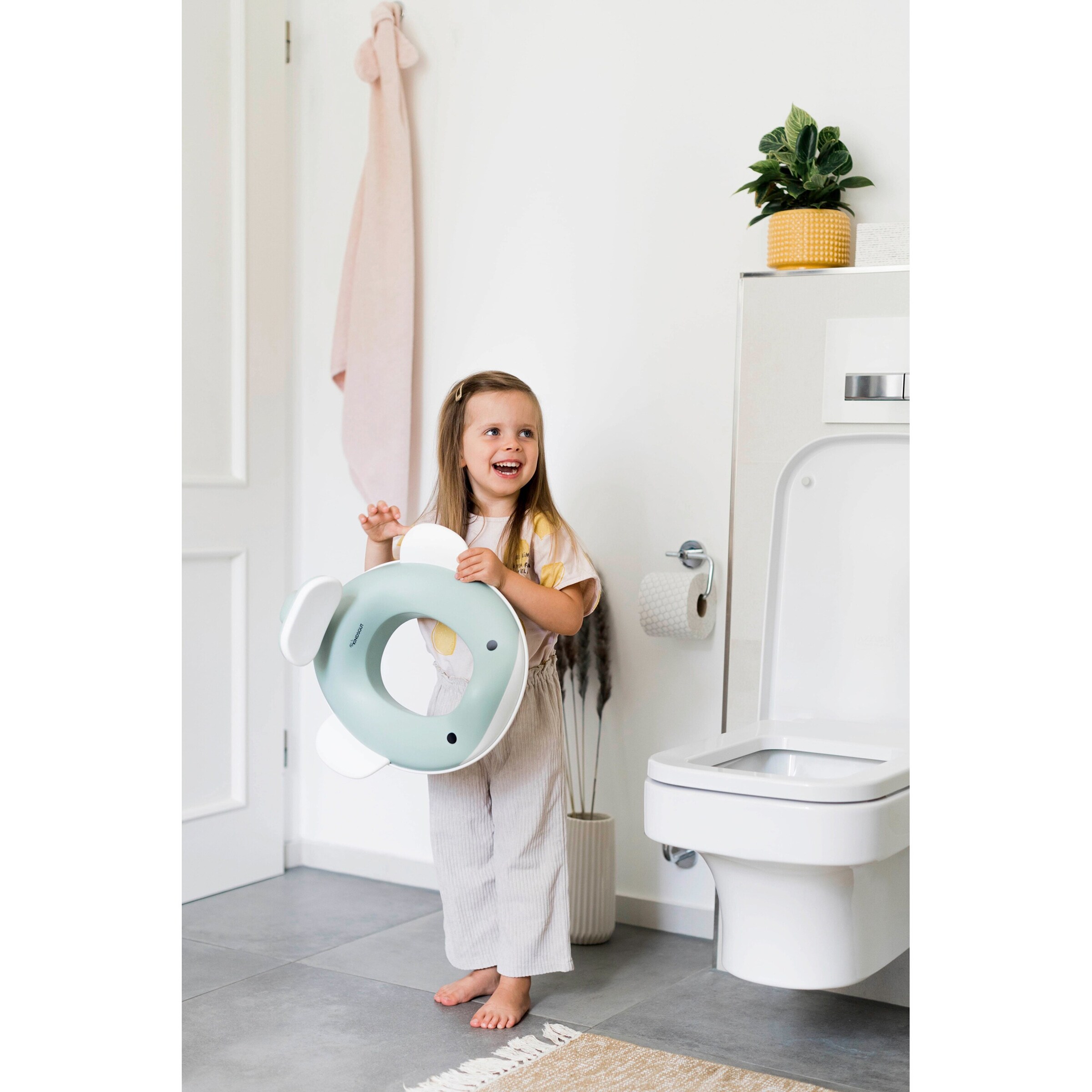 Kindsgut Toilettensitz Wal aquamarin