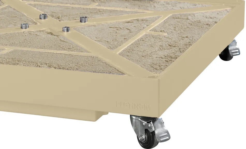 Platinum Sun & Shade parasolvoet Ceramica beige 26,4 kg 84 x 84 x 17 cm